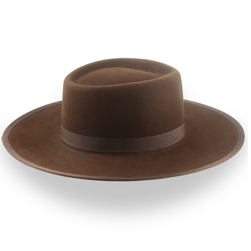 Crisp Brown Telescope Crown Western Hat - Image 5