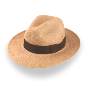 Distinctive Brown Classic Crown Fedora Hat