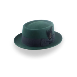 Crisp Rounded Crown Porkpie Hat