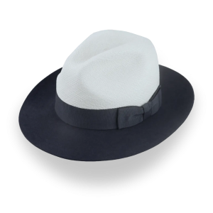 Timeless Grey Felt Classic Crown Fedora Hat