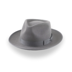 Timeless Grey Beaver Felt Wide Brim Western Hat