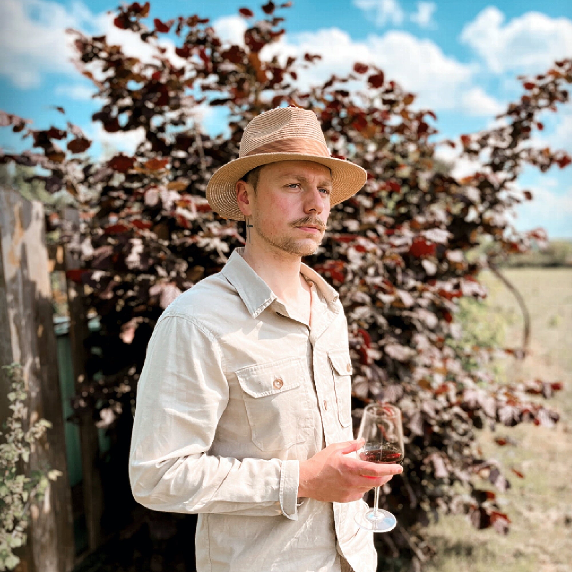 Cappuccino Toyo Braided Fedora Hat - Image 4