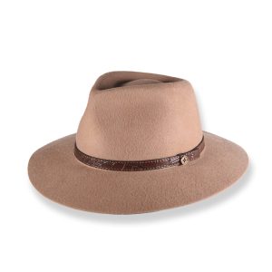 Lightweight Tan Classic Felt Hat