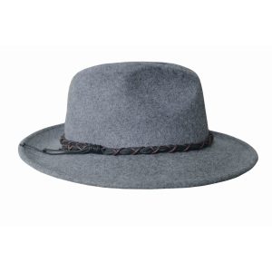 Relaxed Gray Classic Felt Hat