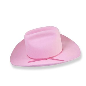 Structured Pink Classic Felt Hat