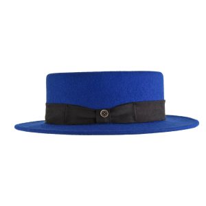 Polished Black Classic Felt Hat
