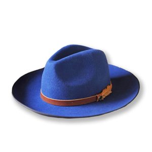 Modern Blue Classic Felt Hat