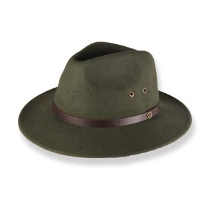 Modern Forest Green Classic Felt Hat