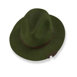 Versatile Forest Green Classic Felt Hat