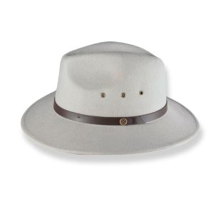 Modern Gray Classic Felt Hat