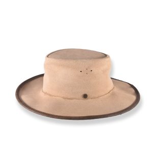 Lightweight Tan Classic Felt Hat Style 2